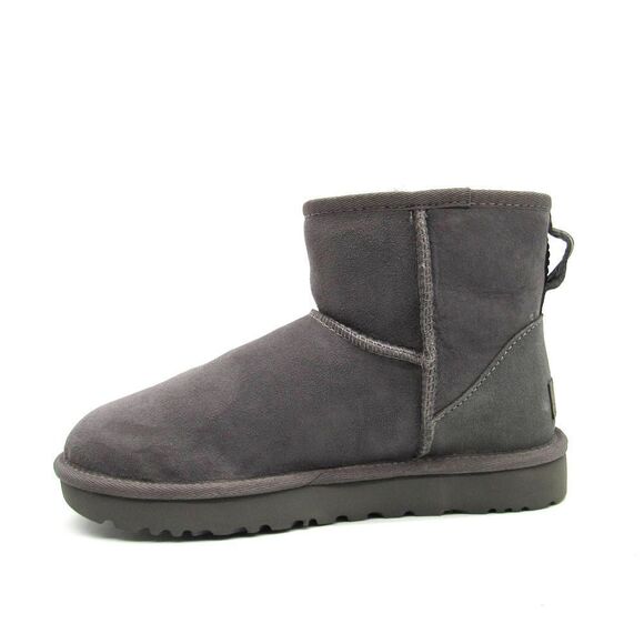 UGG CLASSIC MINI II SHEEPSKIN BOOTS IN GREY SZ 6 - Picture 5 of 8